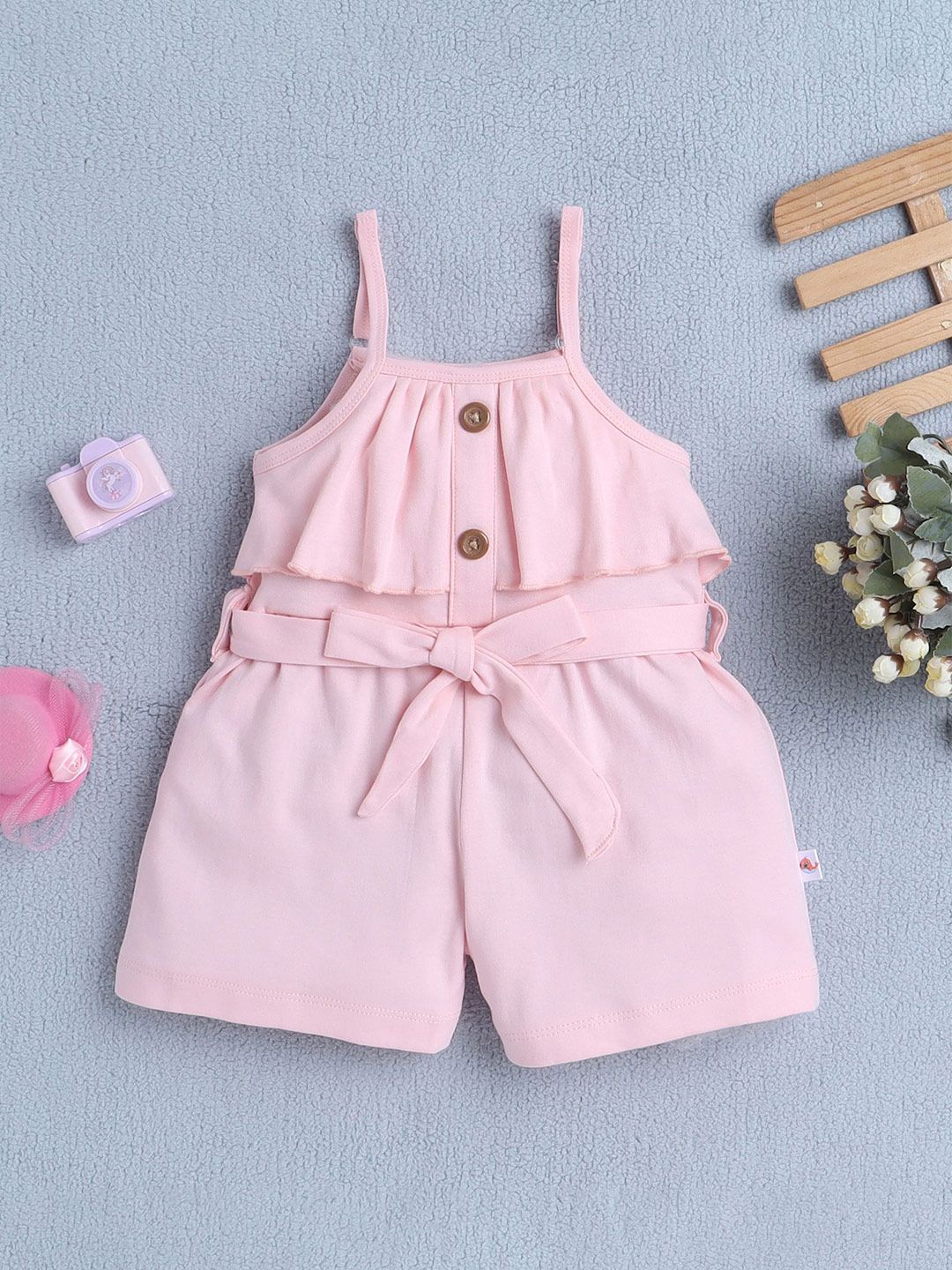 BUMZEE Girls Basic Jumpsuit with Ruffles-picture-8