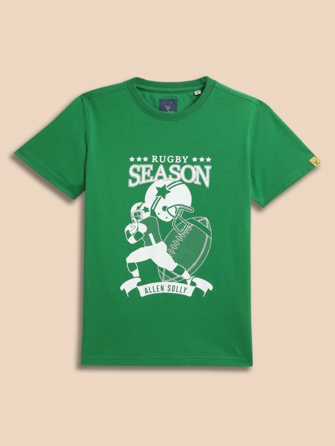 Allen Solly Junior Boys Graphic Printed Round Neck Cotton T-shirt-picture-32