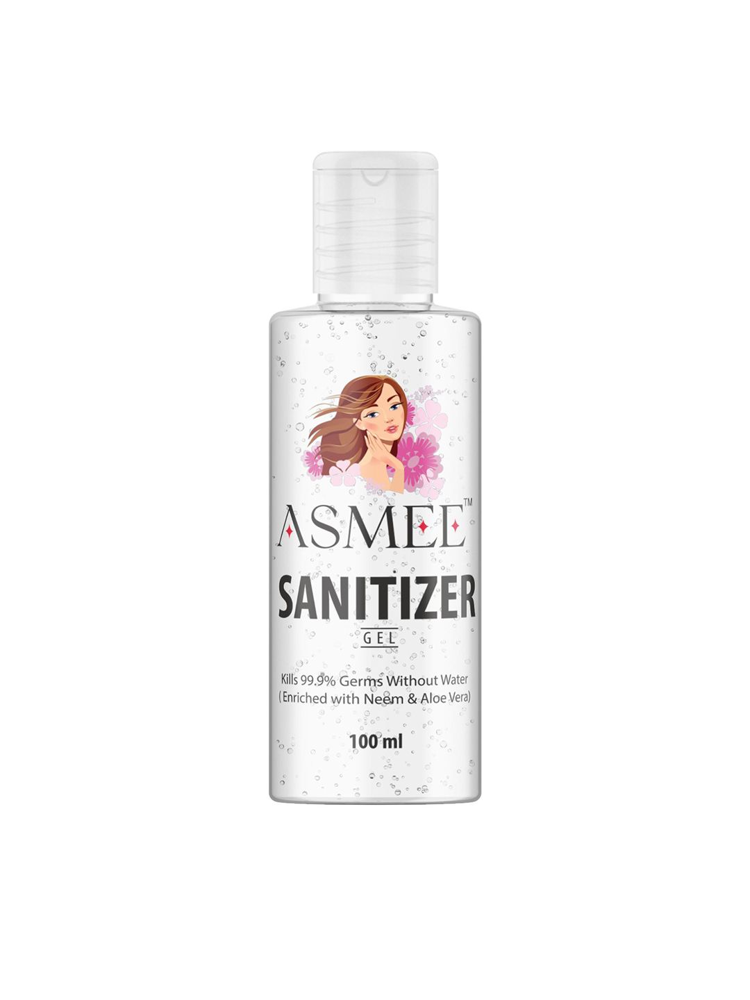 ASMEE Sanitizer Gel With Neem & Aloevera- 100 ml-image-3