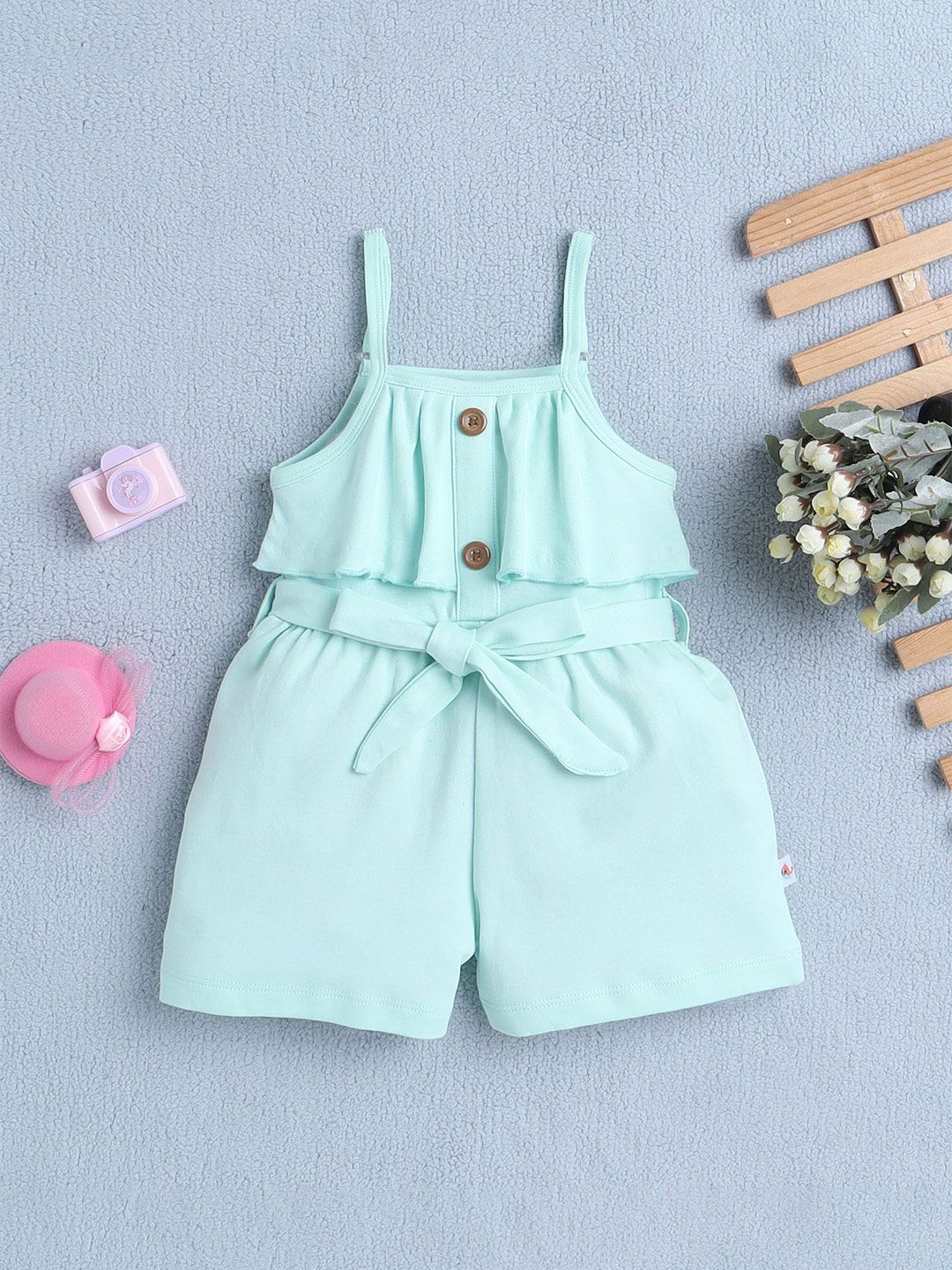 BUMZEE Girls Basic Jumpsuit with Ruffles-picture-6