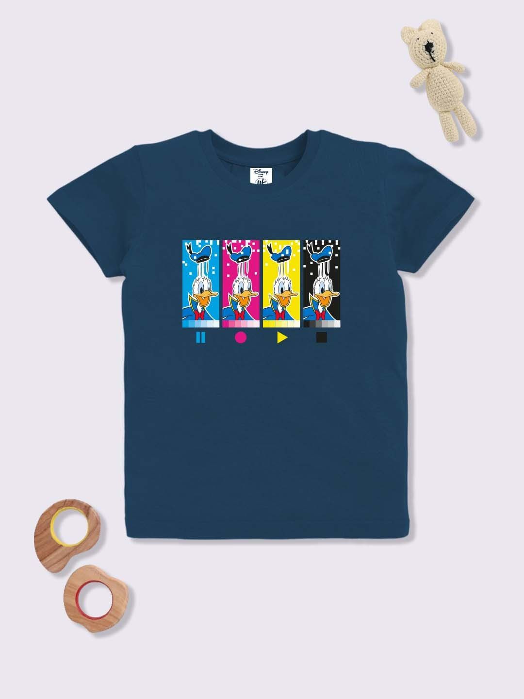 YK Disney Boys Donald Duck Printed Cotton T-Shirt-picture-35