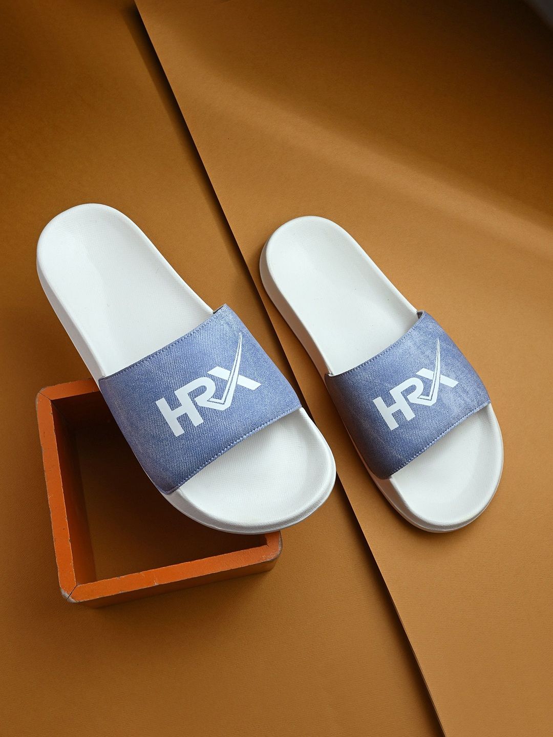 HRX by Hrithik Roshan Men Printed Sliders-picture-23