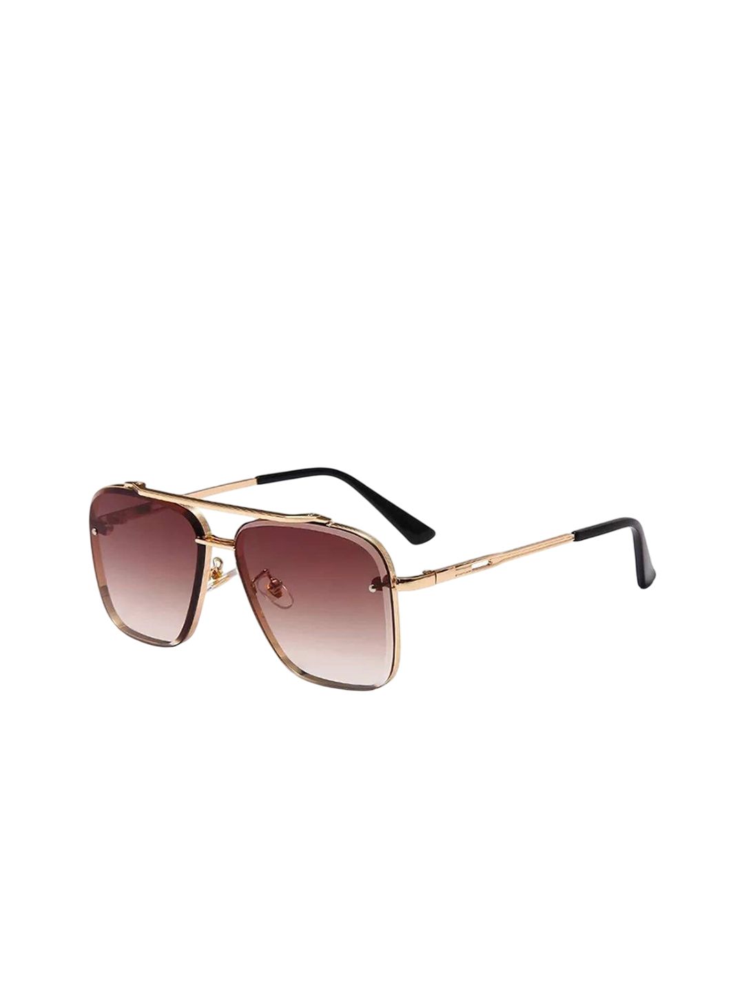 SPADEACES Men Black Lens & Purple Square Sunglasses with-image-14