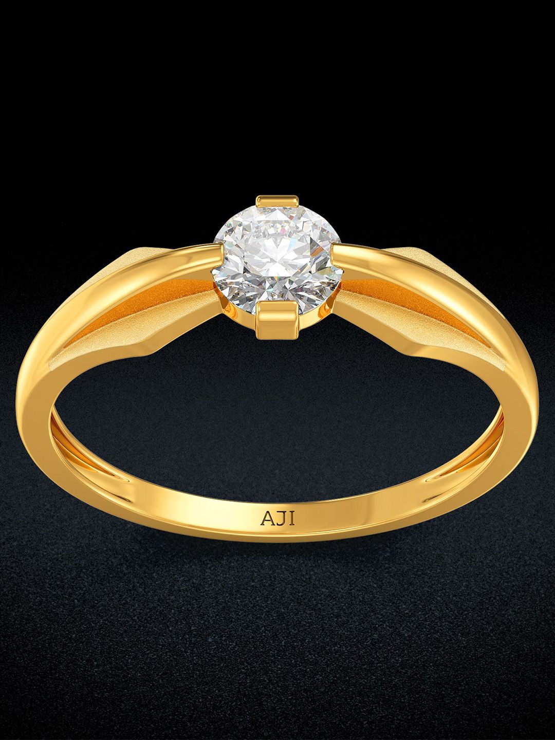 Joyalukkas 22KT Sparkle Gold Ring -2.011g-picture-12