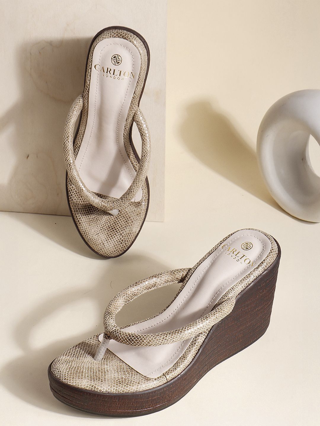 Carlton London Embellished Party Wedge Sandals-picture-36