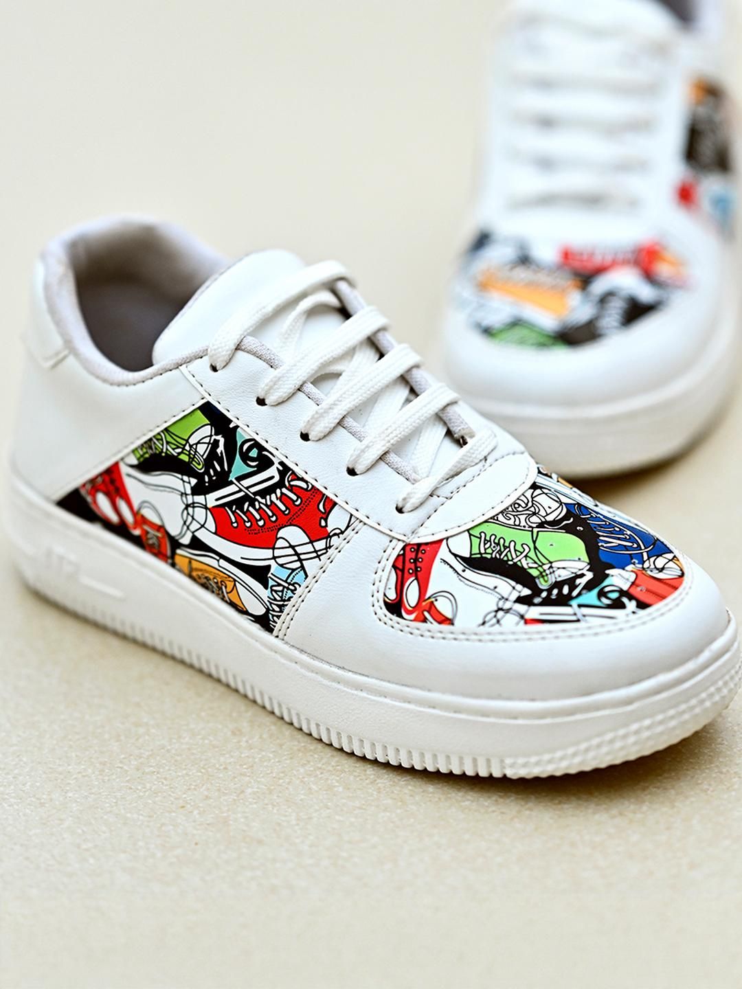 Shoetopia Kids-Boys White Synthetic Casual Shoes-picture-51