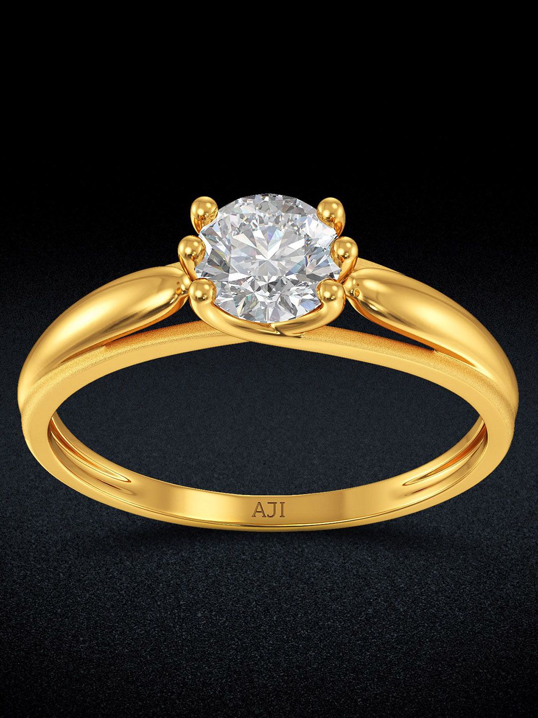 Joyalukkas Women 22 KT Gold Radiate Ring - 2.08 g-picture-23