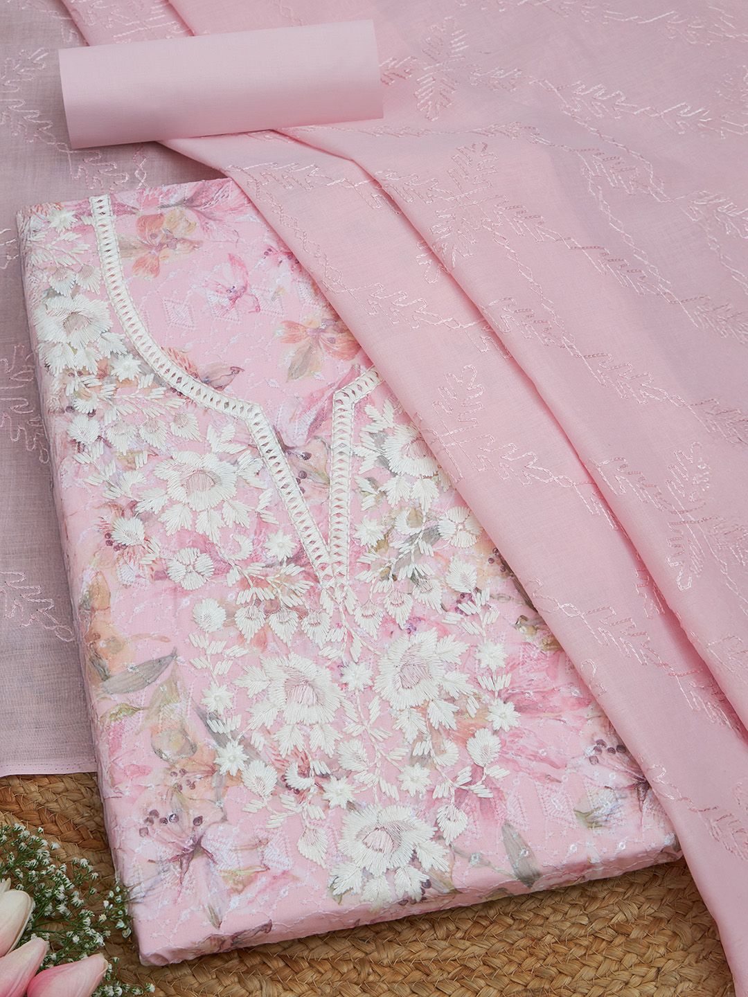 Soch Printed Unstitched Dress Material-picture-44