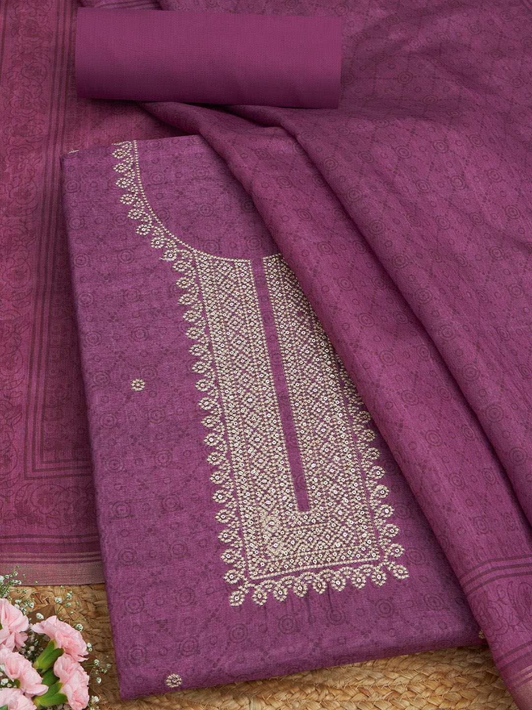 Soch Embroidered Unstitched Dress Material-picture-42