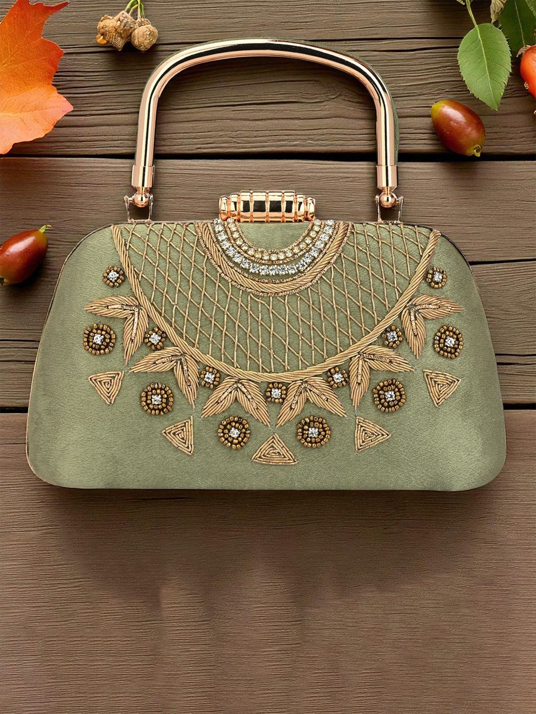 FOR THE BEAUTIFUL YOU Embellished Box Clutch-picture-35