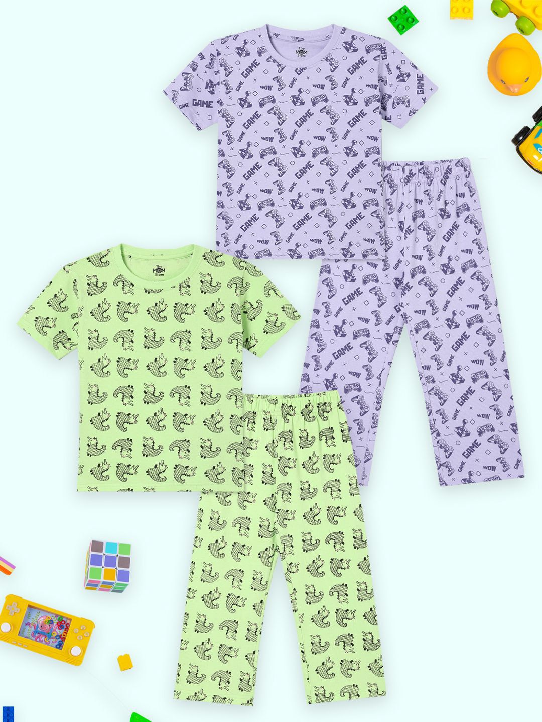 The Mom Store Unisex Kids Night suit-picture-10
