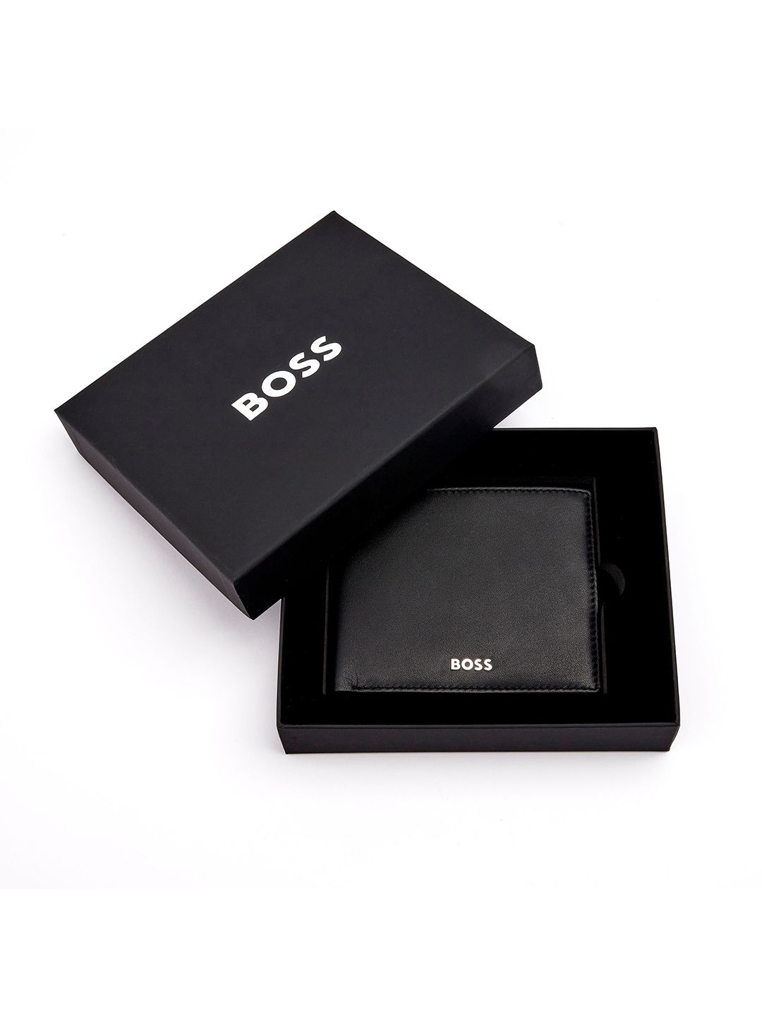 Hugo Boss Unisex Leather Two Fold Wallet With flap Classic Smooth-picture-54
