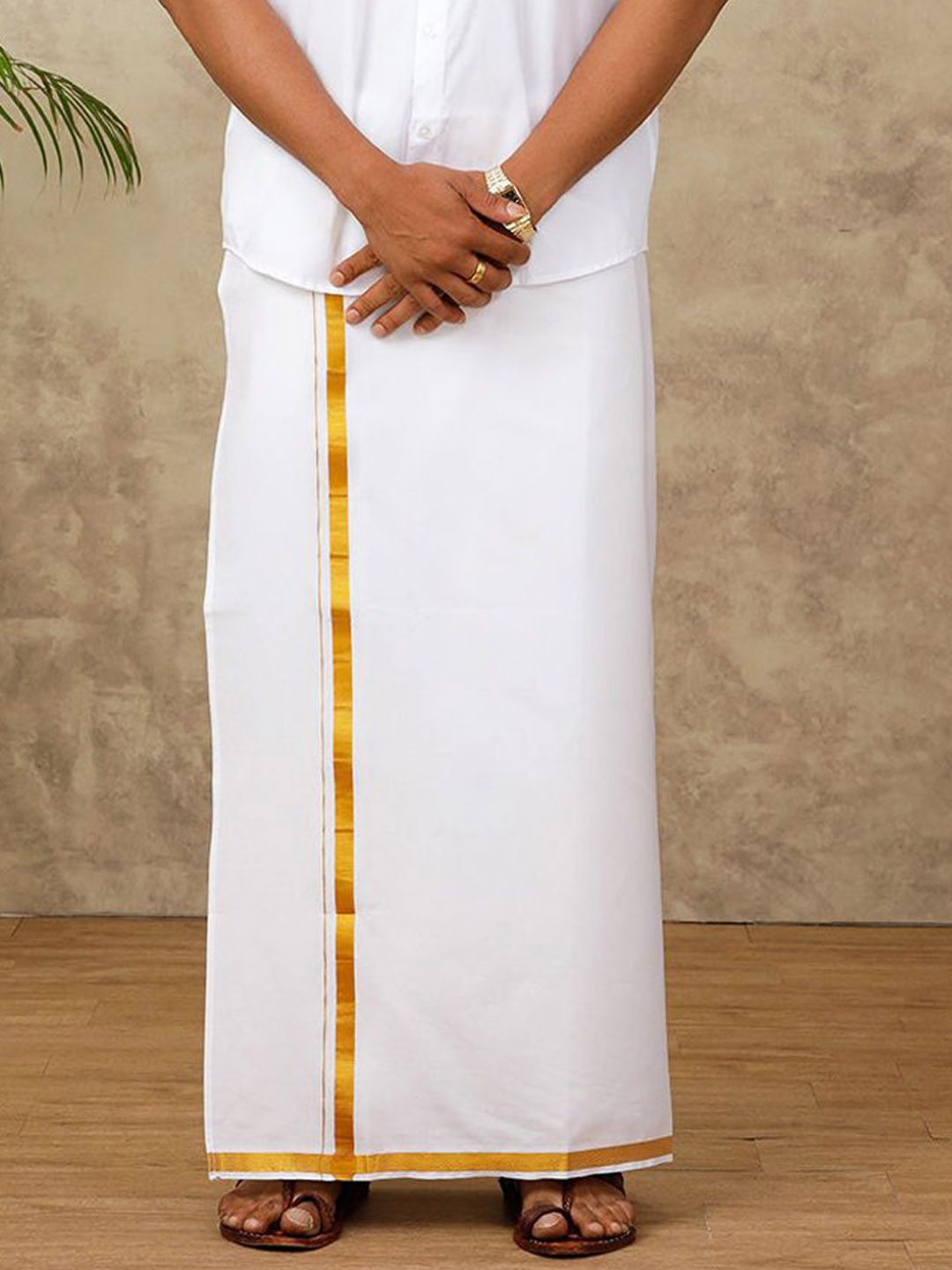 Ramraj Men Solid Cotton Dhotis-picture-52