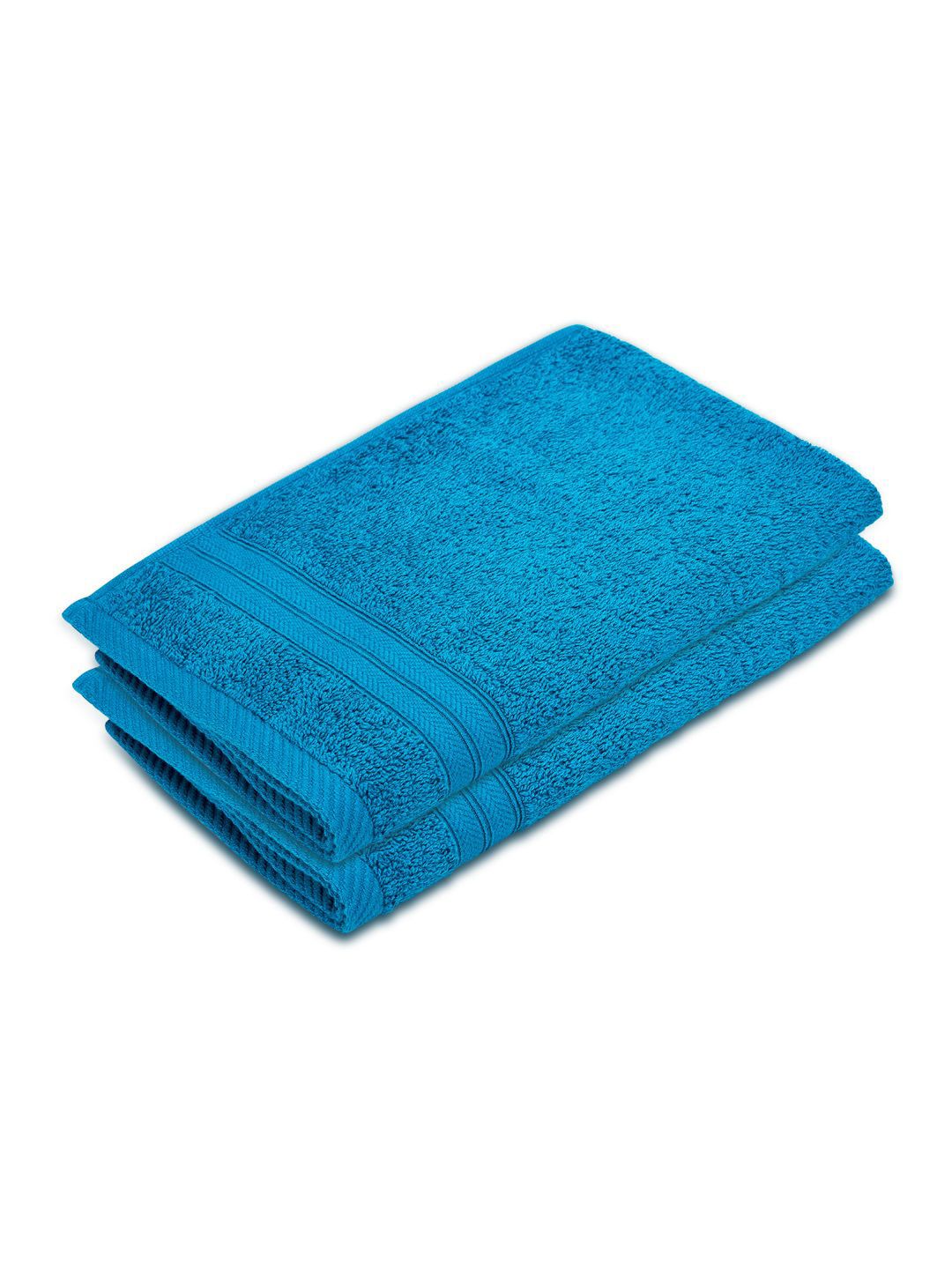 Layers 2-Pcs Blue 450 GSM Pure Cotton HandTowels-image-37