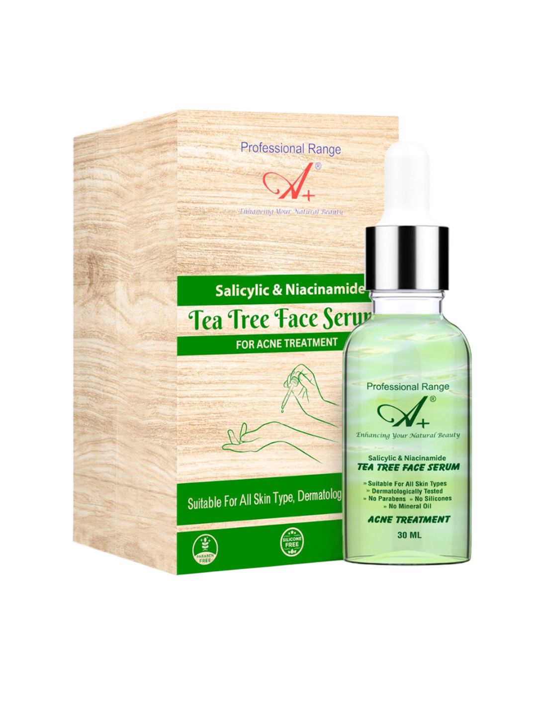 A+ Professional Range Tea Tree Serum With Salicylic & Niacinamide - 30 ml-picture-28