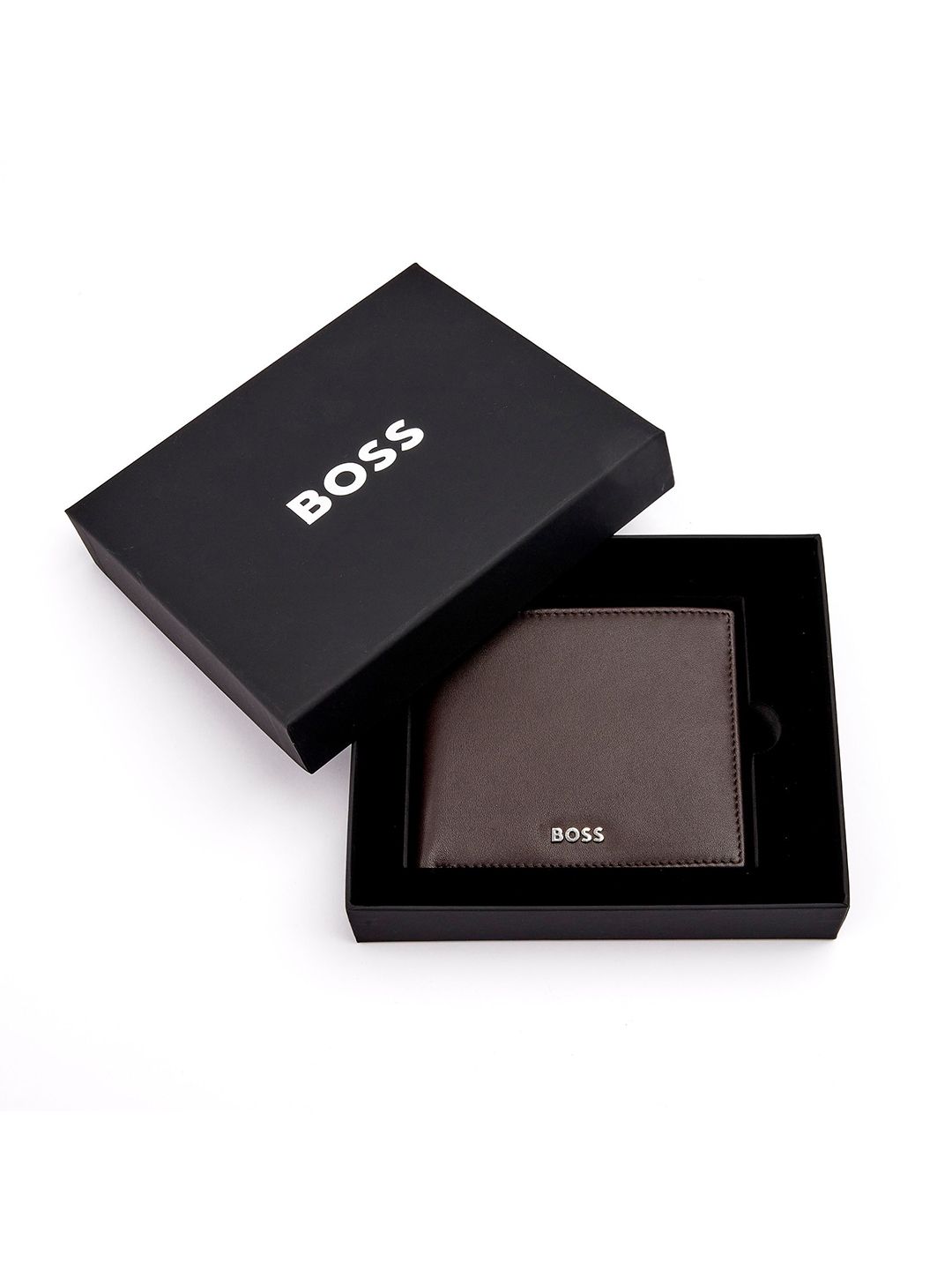 Hugo Boss Unisex Leather Two Fold Wallet With flap Classic Smooth-picture-36