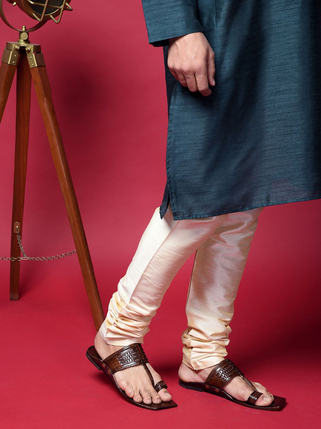 STEPSOFT Ethnic Kolhapuri Leather Comfort Sandals-image-32