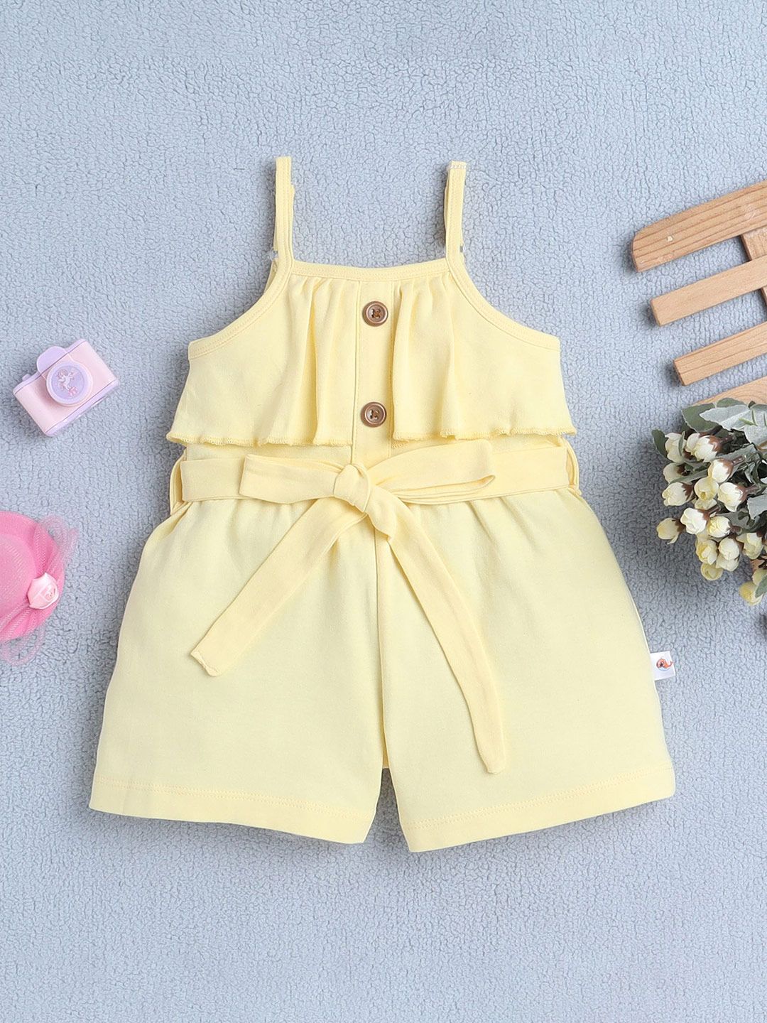 BUMZEE Girls Basic Jumpsuit with Ruffles-picture-10