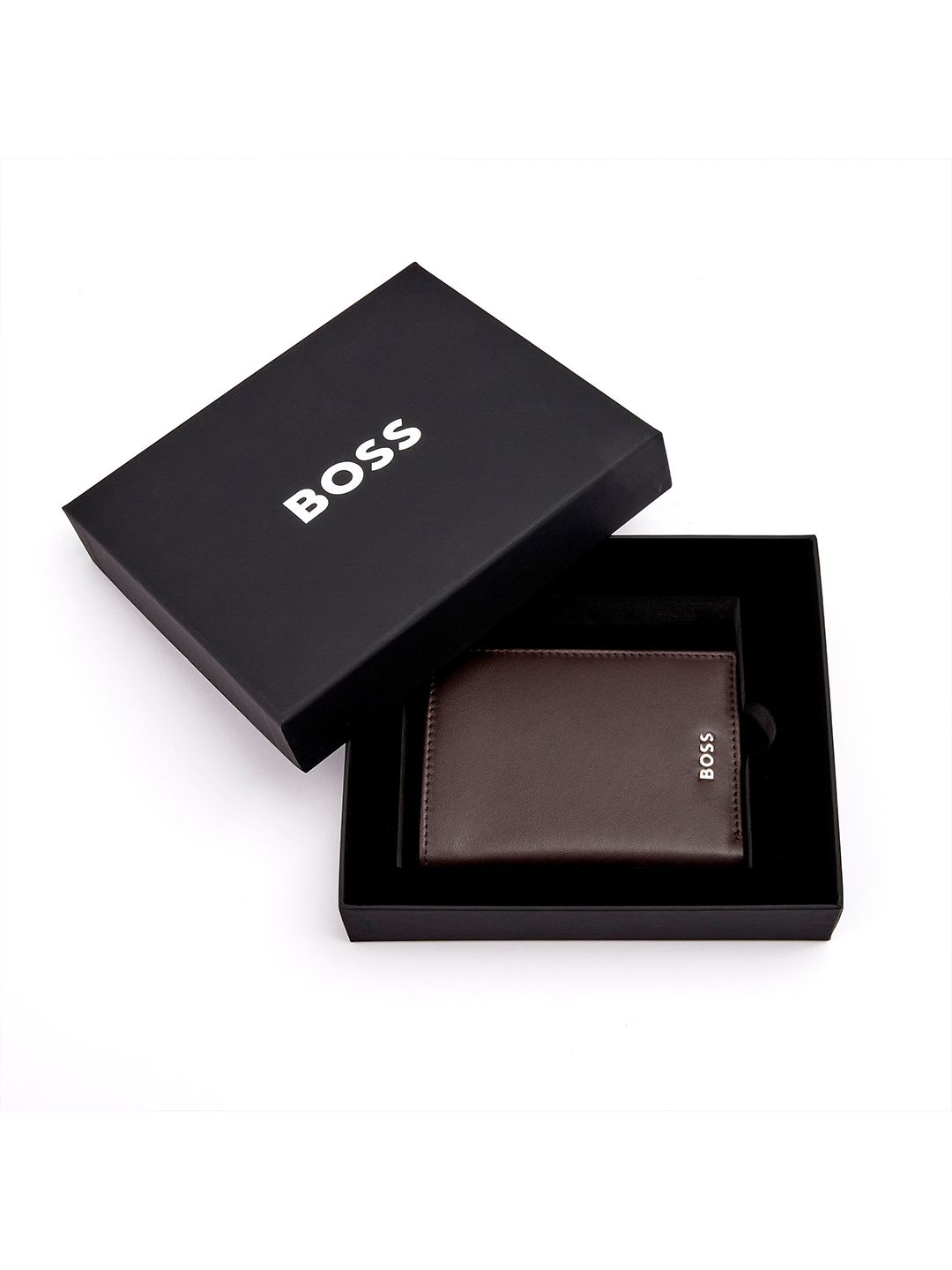 Hugo Boss Unisex Leather Two Fold Wallet-picture-27