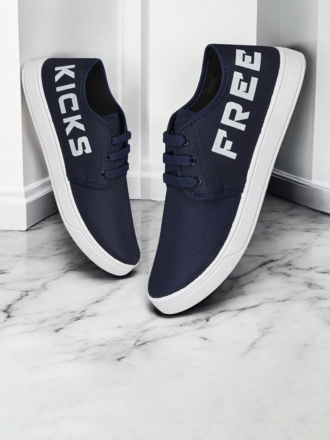 Spotwalk Men Printed Lace-Ups Sneakers-image-47