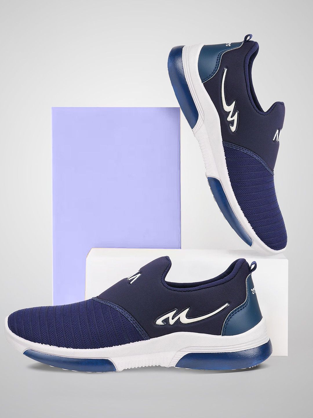 Spotwalk Men Slip-On Running Shoes-picture-45