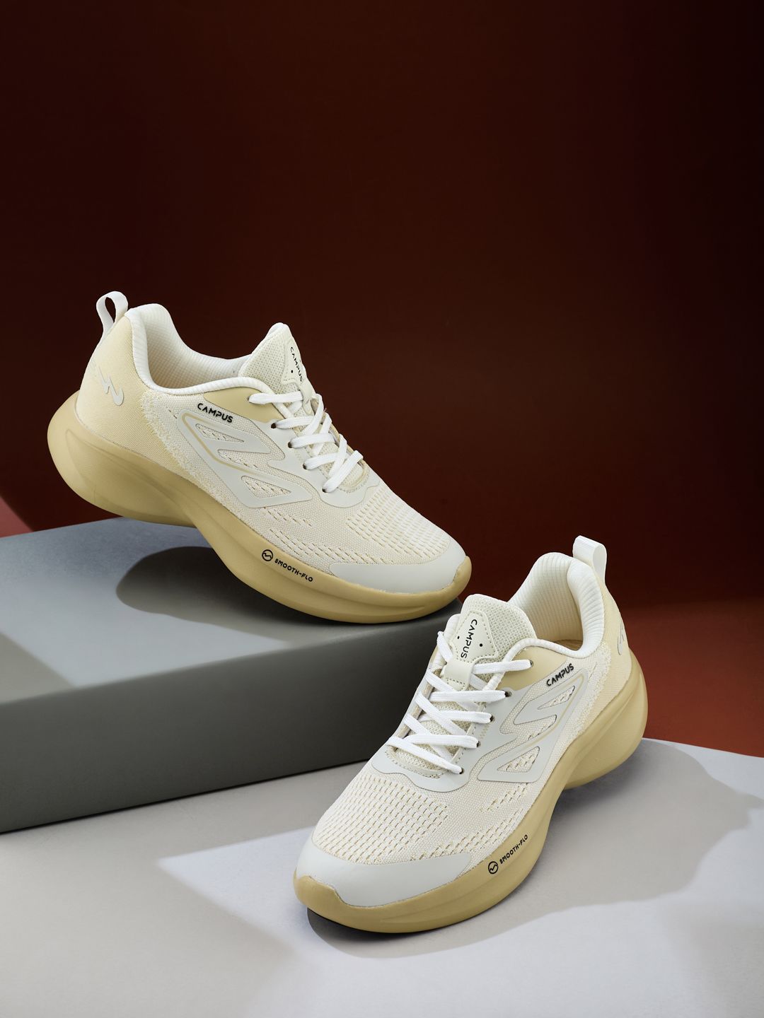 Campus Women Mesh Running Non-Marking Shoes-image-41