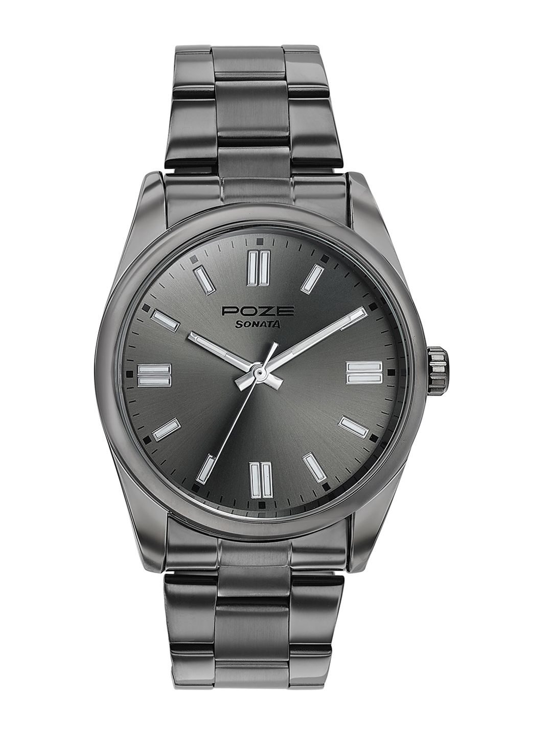 Sonata Poze Drop 6 Quartz Gun Round Dial Men's Watch - SP70033QM01-image-34