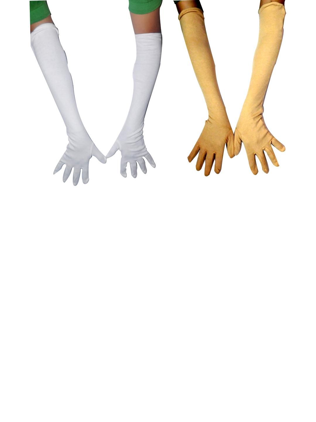 Navkar Crafts Unisex Pack of 2 Cotton Full Hand Gloves-picture-35