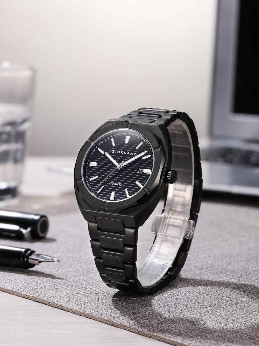 GIORDANO Men Dial & Stainless Steel Bracelet Style Straps Analogue Watch GZ-50141-11-picture-34