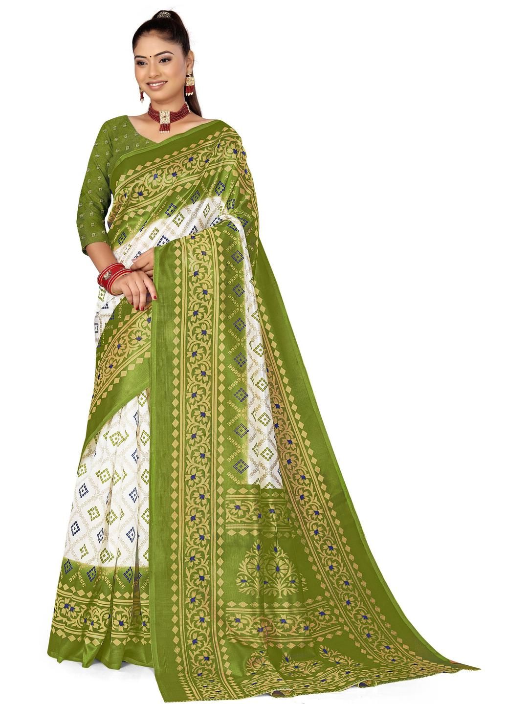 KANOODA Women Woven Design Bhagalpuri Sarees-picture-39