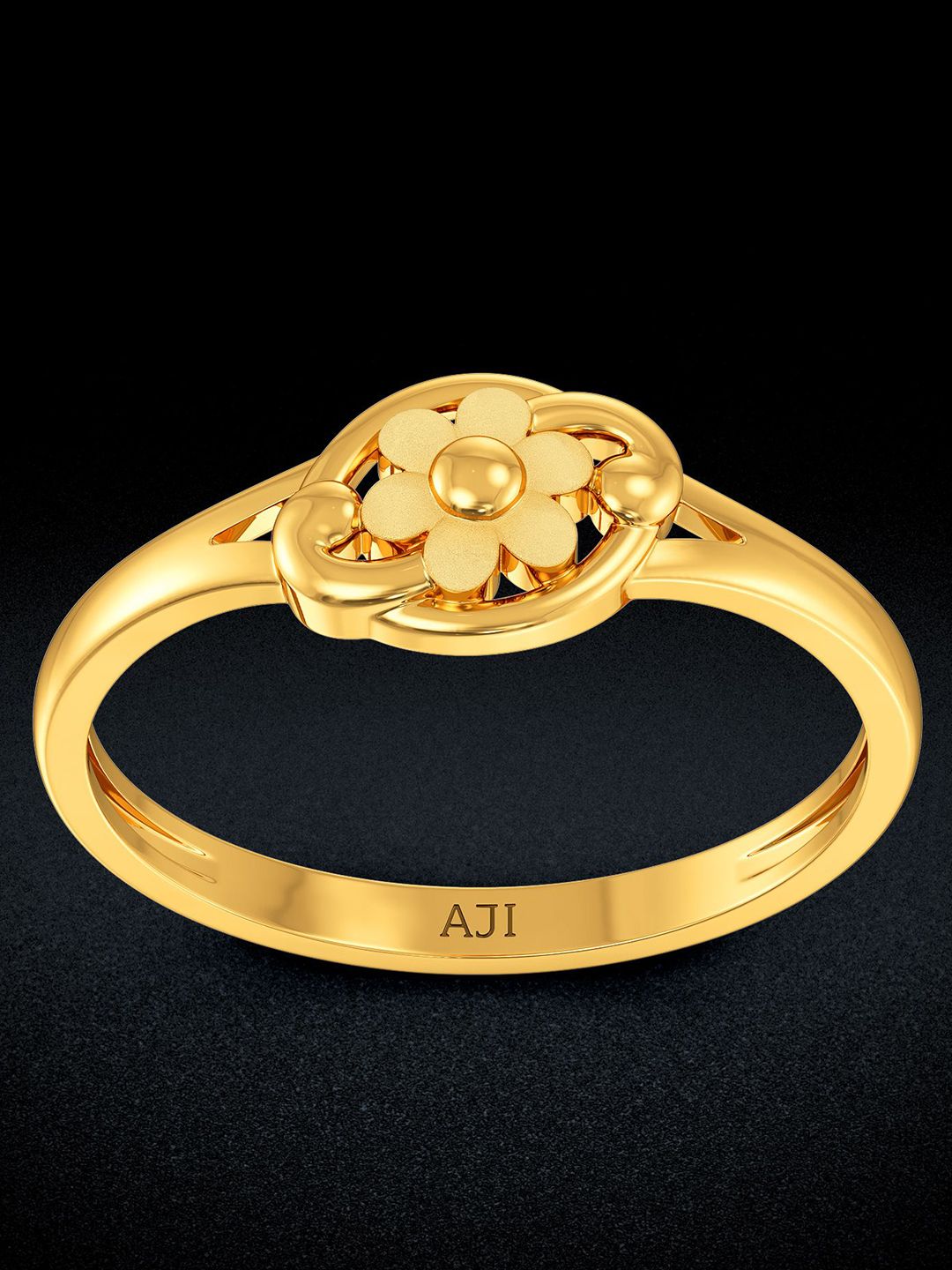 Joyalukkas Women 22 KT Gold Floriated Ring - 2.321 g-picture-31