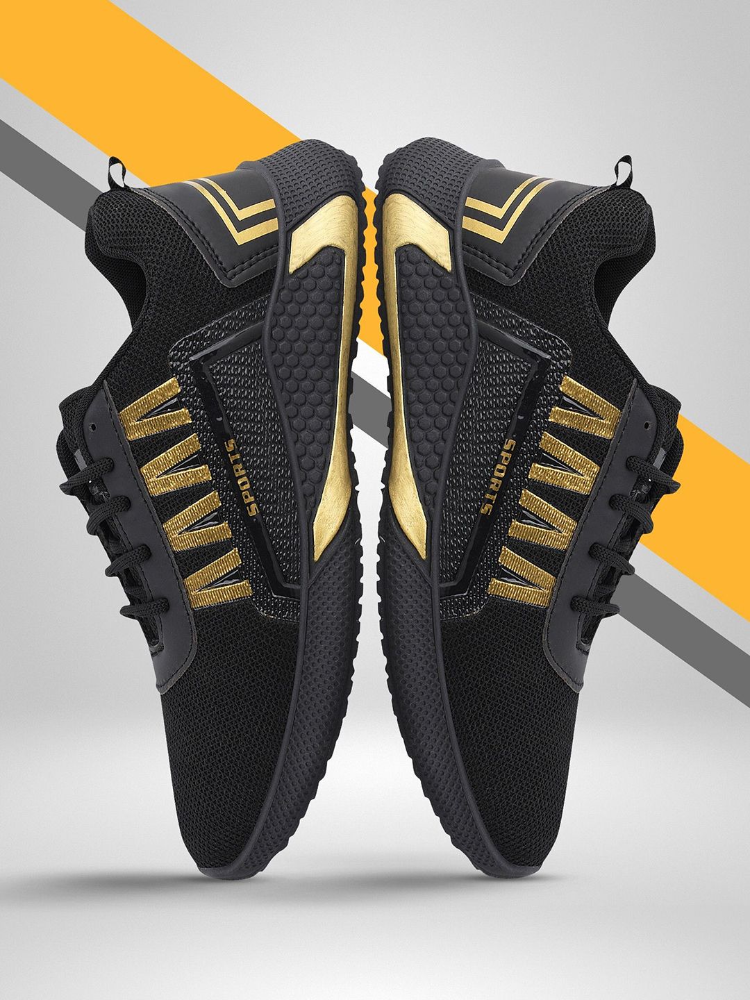 Spotwalk Men Mesh Running Shoes-image-42