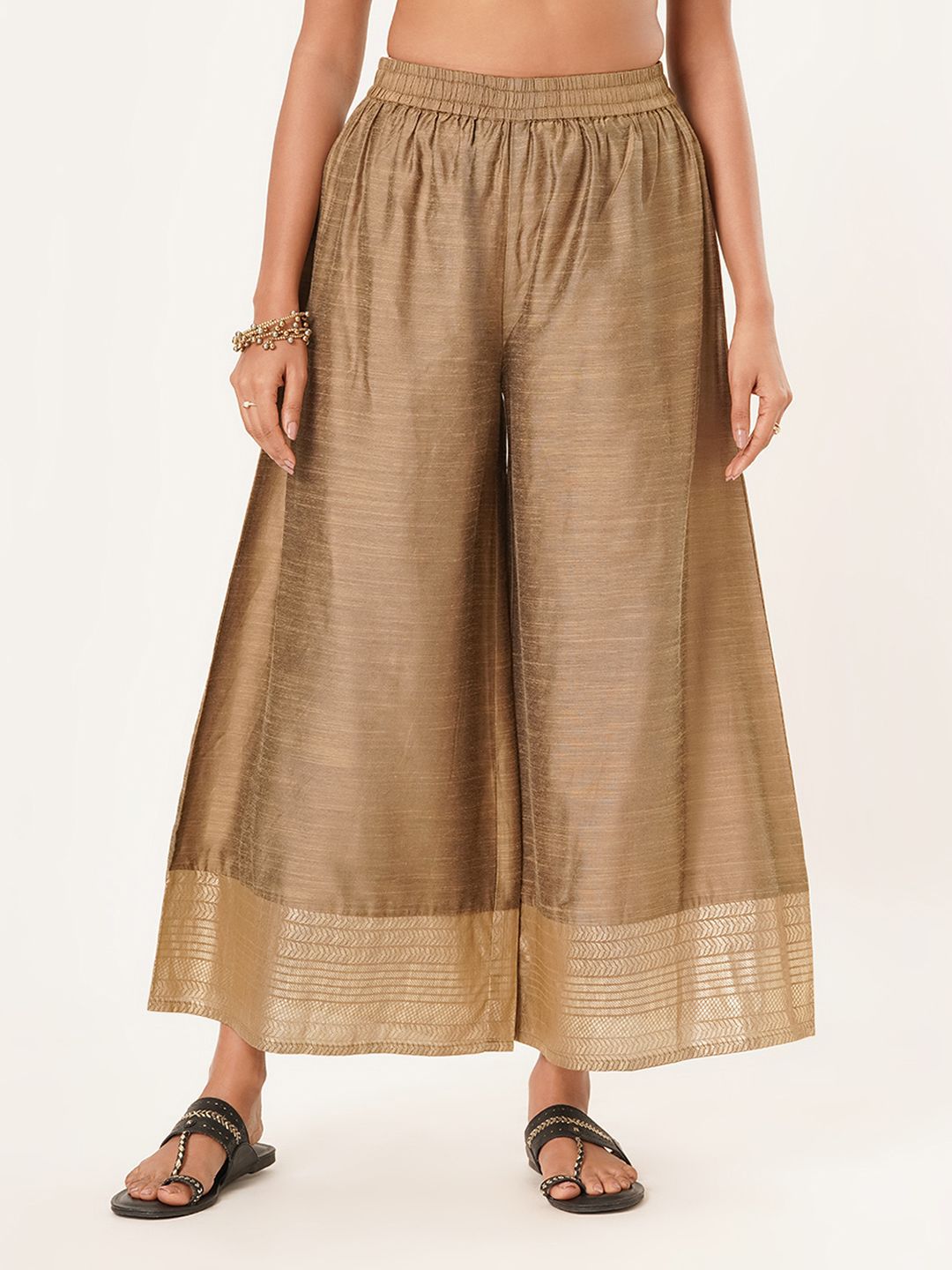 RANGMANCH BY PANTALOONS Women Flared Ethnic Palazzos-picture-35