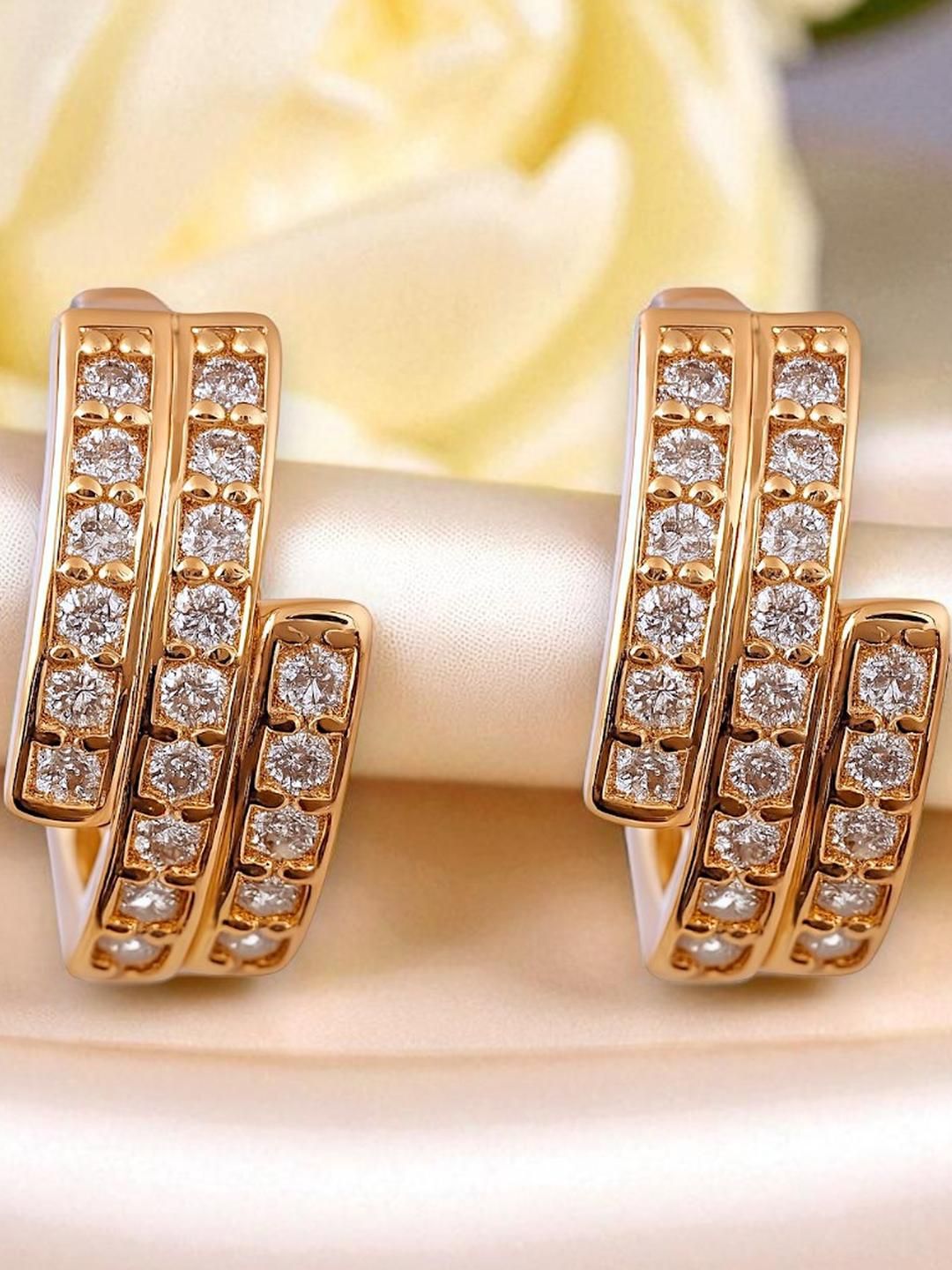 AccessHer Gold-Plated Ear Cuff Earrings-picture-17