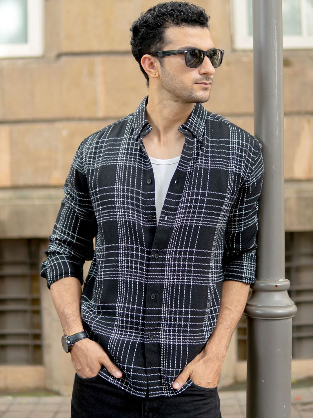 Powerlook Checked Casual Shirt-picture-57