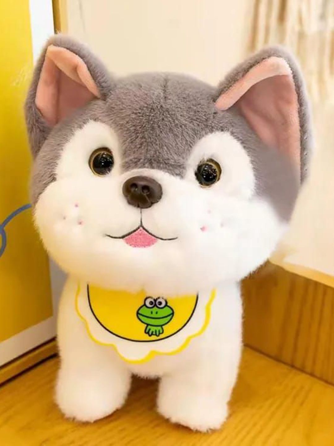 Teddy Daddy Kids Sitting Husky Dog Soft Toy