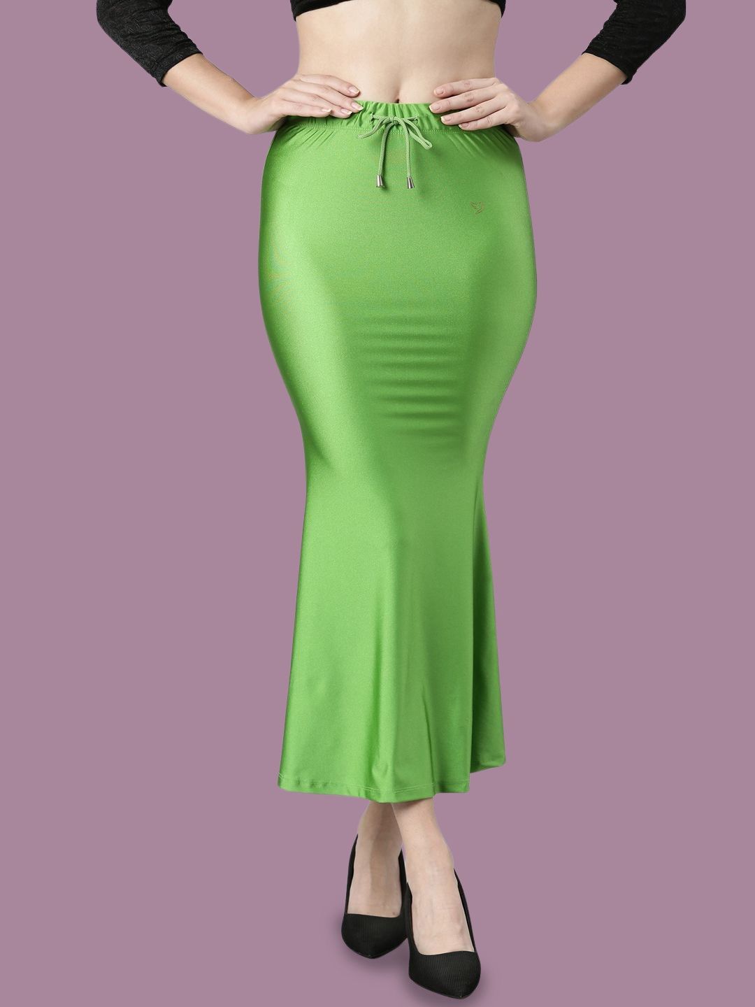 TWIN BIRDS High Rise Stretchable Shimmer Saree Shapewear-image-49