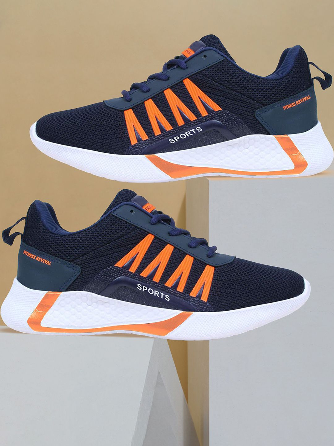 Spotwalk Men Mesh Running Shoes-image-46