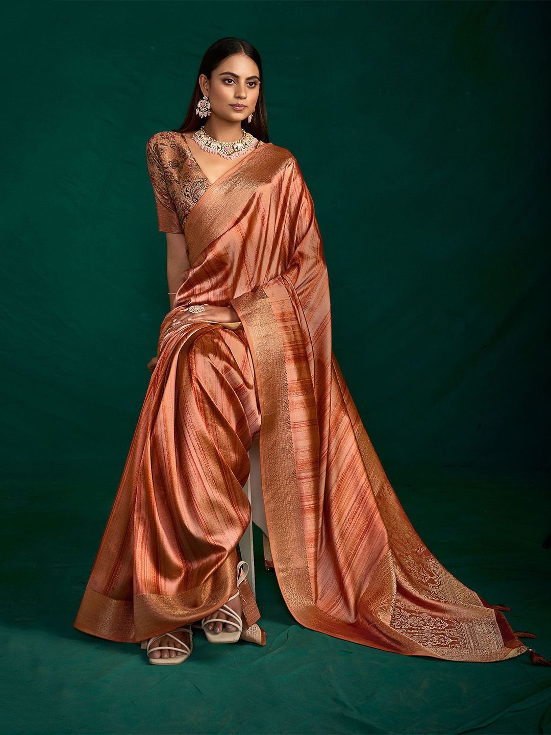 TIRA Woven Design Jamdani Saree-picture-8