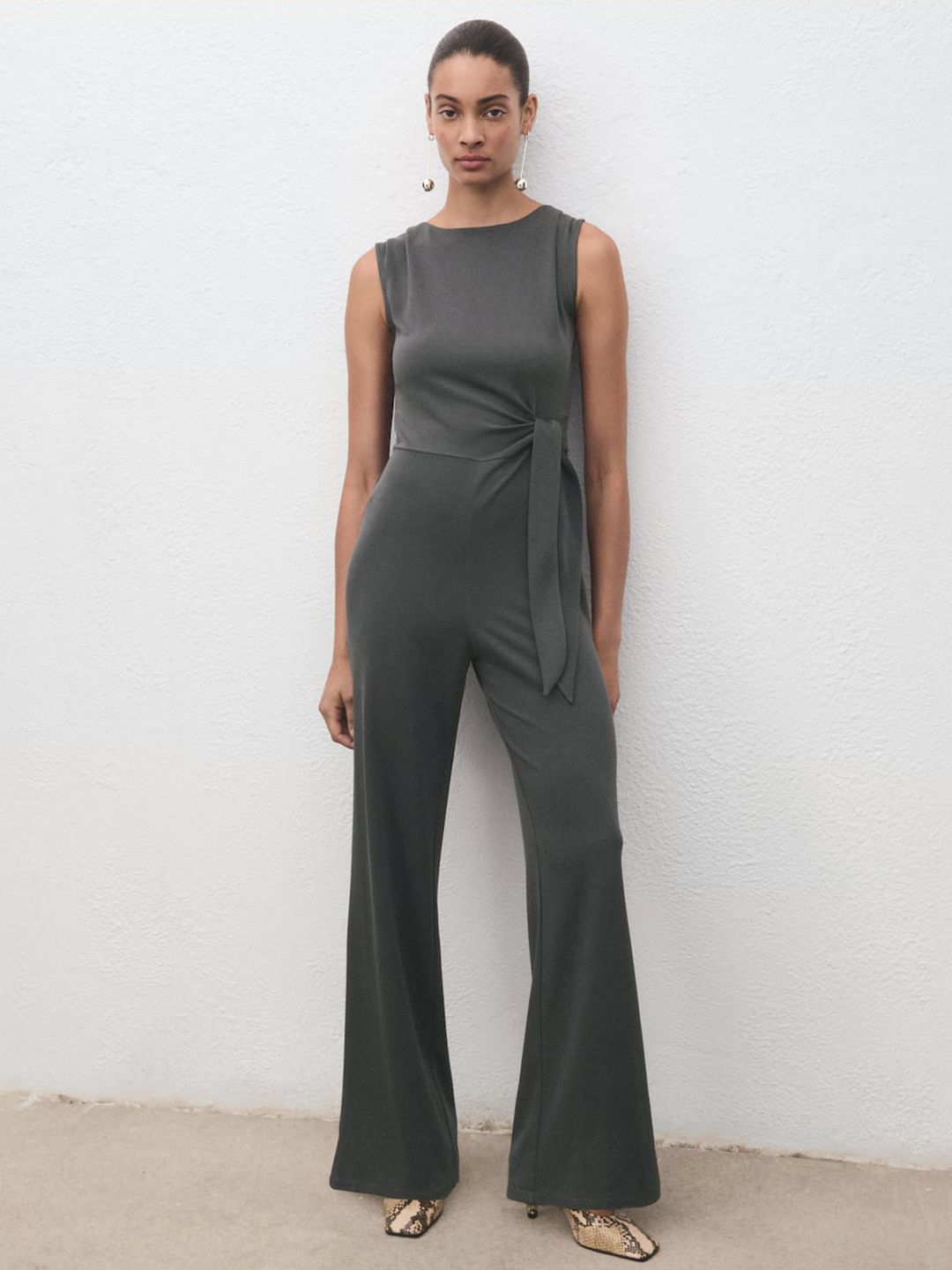 MANGO Front Knot Basic Jumpsuit-picture-41