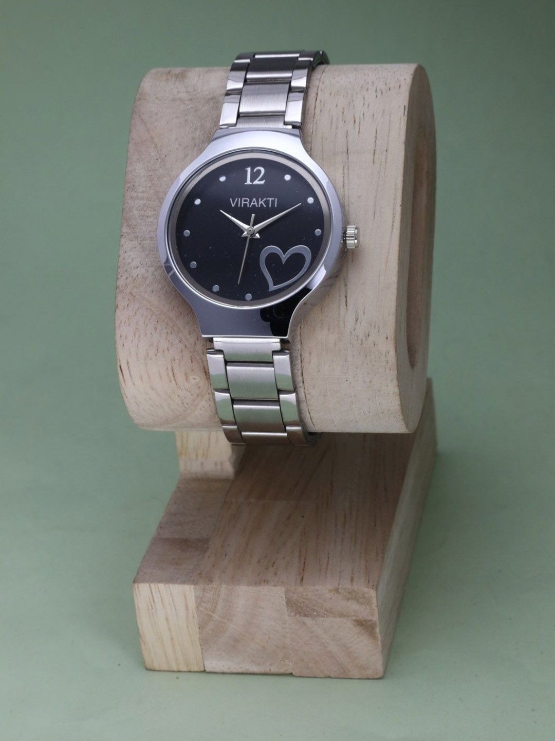VIRAKTI Girls Best Choice Round Dial Stainless Steel Chain Watch SAT-09-BLACK-S01-picture-12