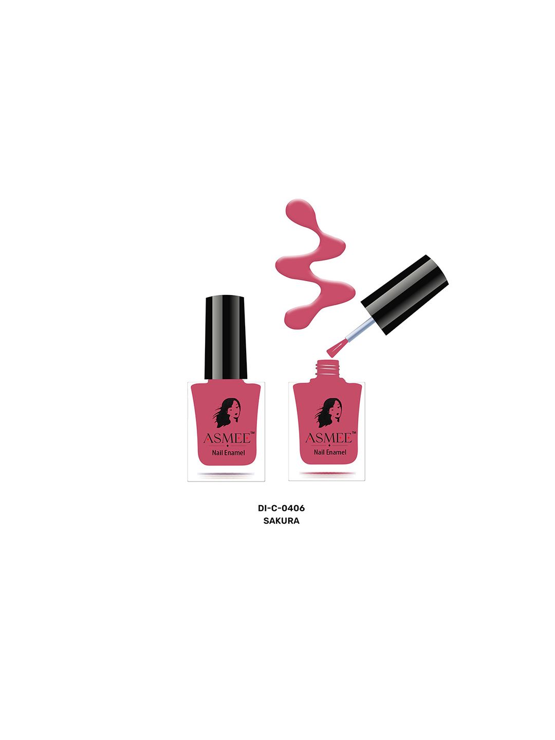 ASMEE Premium Gel Nail Polish- 10 ml- Sakura 0406-picture-10