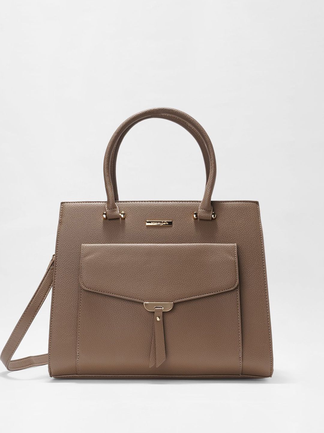 Forever Glam by Pantaloons Oversized Structured Shoulder Bag-picture-35