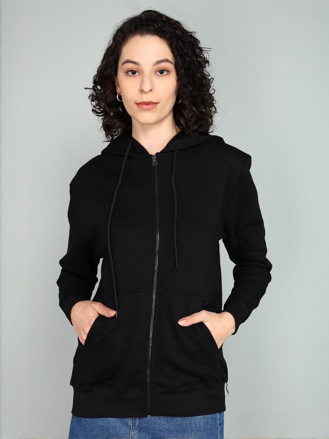BEING WANTED Women Hooded Cotton Sweatshirt-picture-16