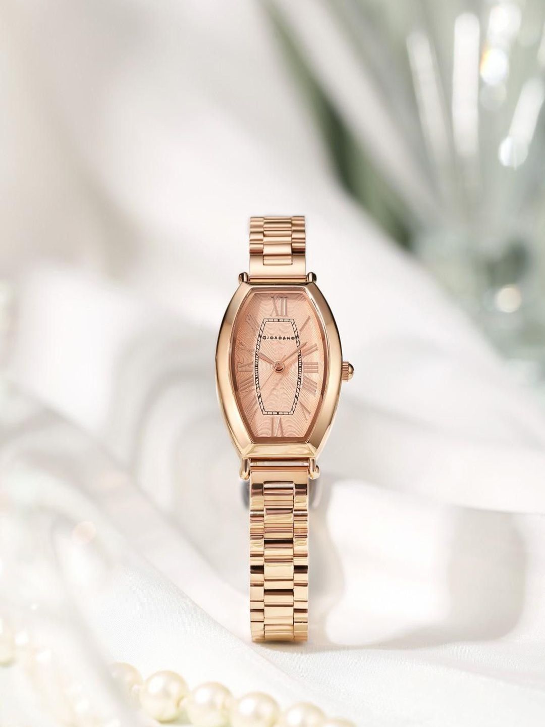 GIORDANO Women Printed Dial & Stainless Steel Bracelet Style Straps Analogue Watch GZ-60100-44-picture-24