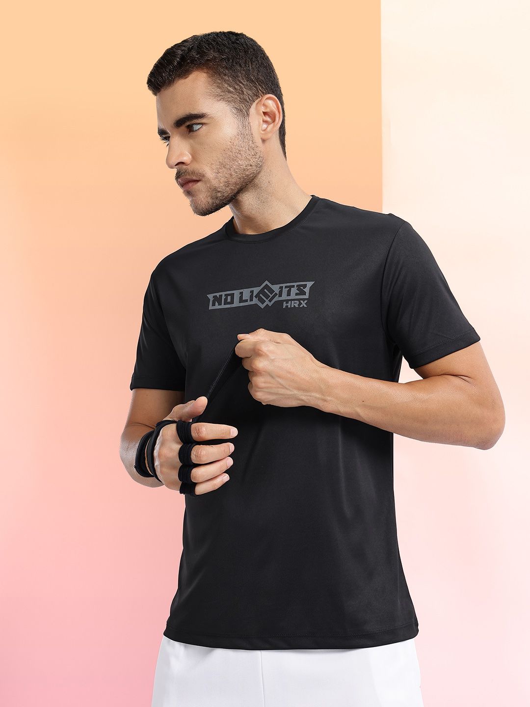 HRX by Hrithik Roshan Typography Printed Training T-shirt-picture-16