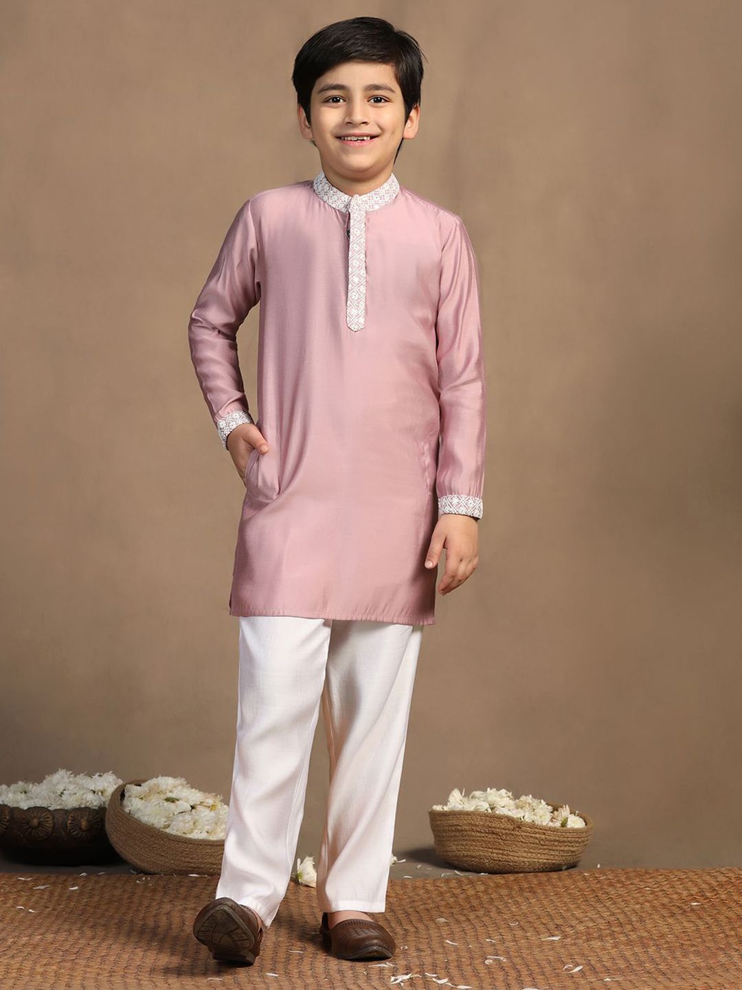 BAESD Boys Kurta With Trousers-image-24