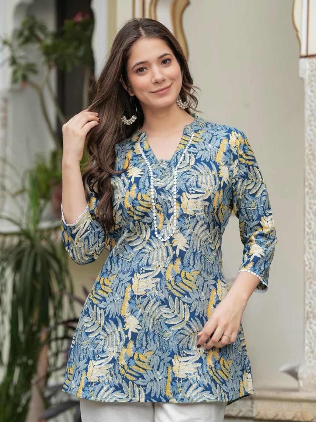 Wawlooks Women Ethnic Motifs Printed Kurti-picture-13