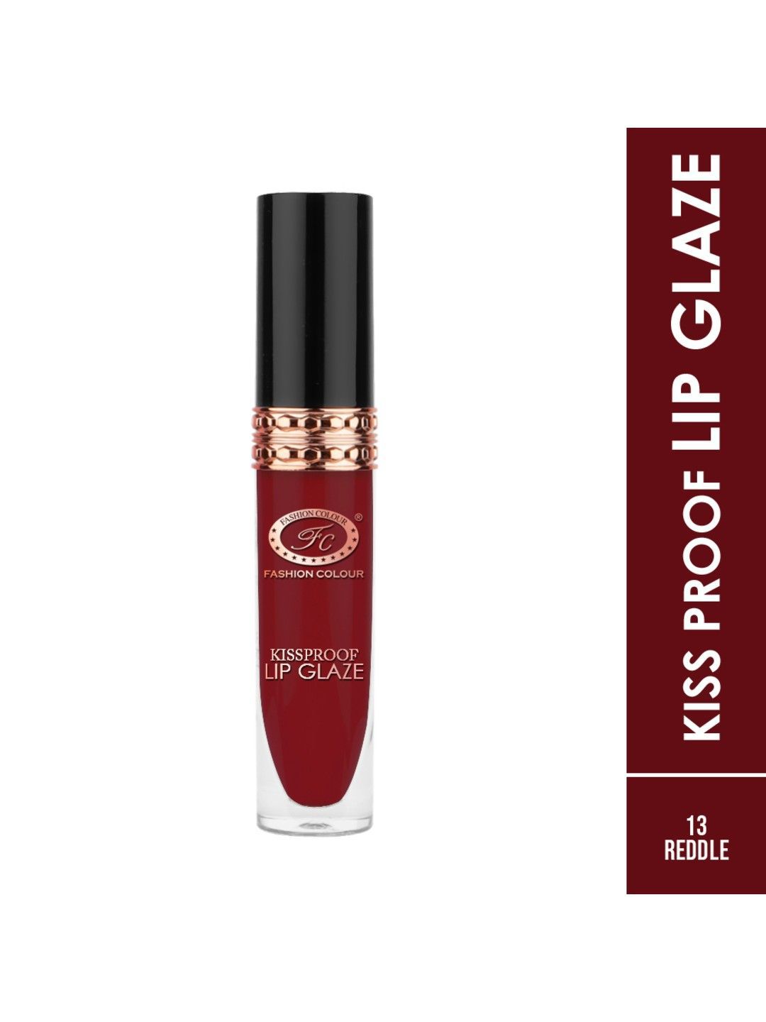Fashion Colour Kissproof Lip Glaze Matte Liquid Lipstick- 7 g- Reddle 13-picture-39