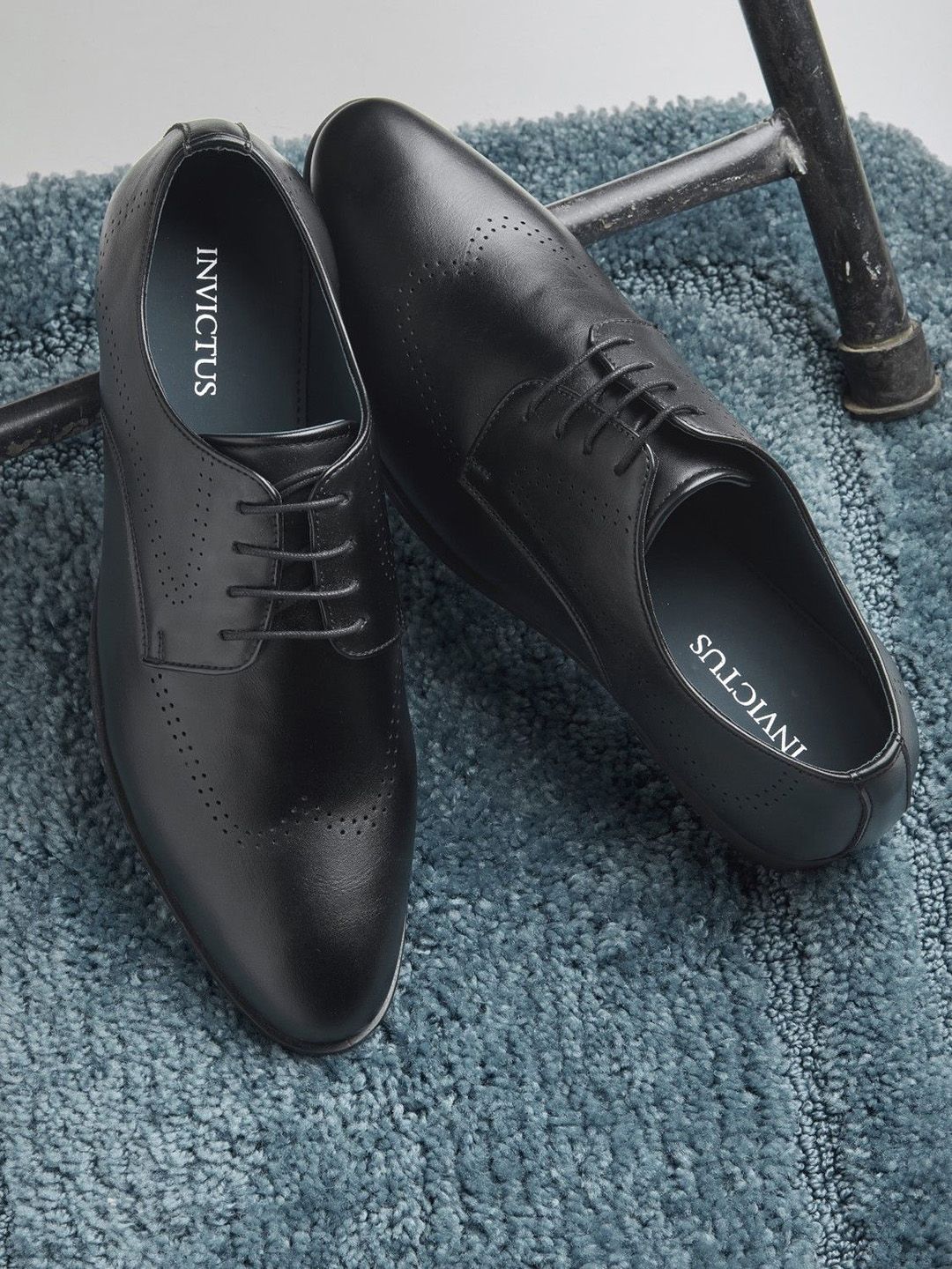 INVICTUS Men Textured Formal Brogues-image-23